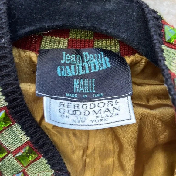Vintage Jean Paul Gaultier Mulitcolor Wool Beaded Jacket - Picture 9 of 15